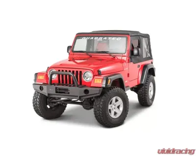 Quadratec Winch Ready Bull Bar Front Bumpers with Fog Light Provisions Jeep Wrangler 1997-2006 - 12057 0201
